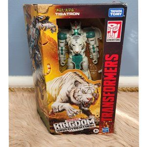 NWB 2021 TRANSFORMERS KINGDOM WAR FOR CYBERTRON TRILOGY -TIGATRON